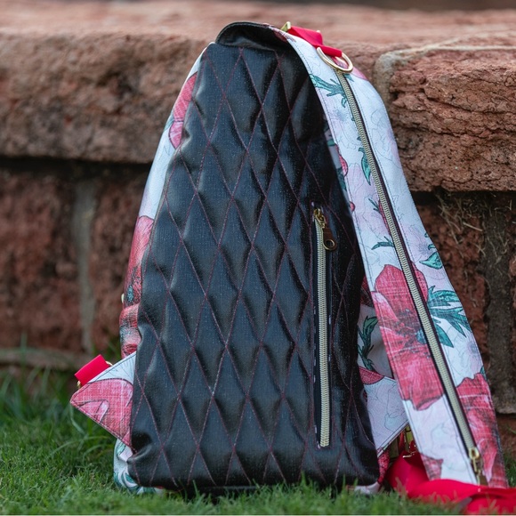 Floral Red Backpack - Picture 7 of 7